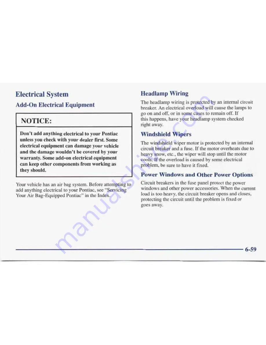 Pontiac BONNEVILLE 1997 Owner'S Manual Download Page 312