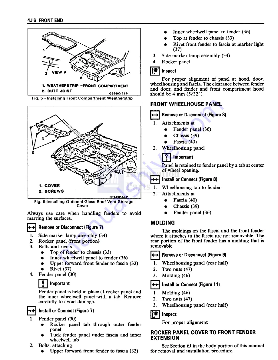 Pontiac Fiero 1988 Service Manual Download Page 1309