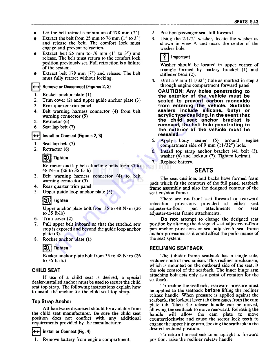 Pontiac Fiero 1988 Service Manual Download Page 1366