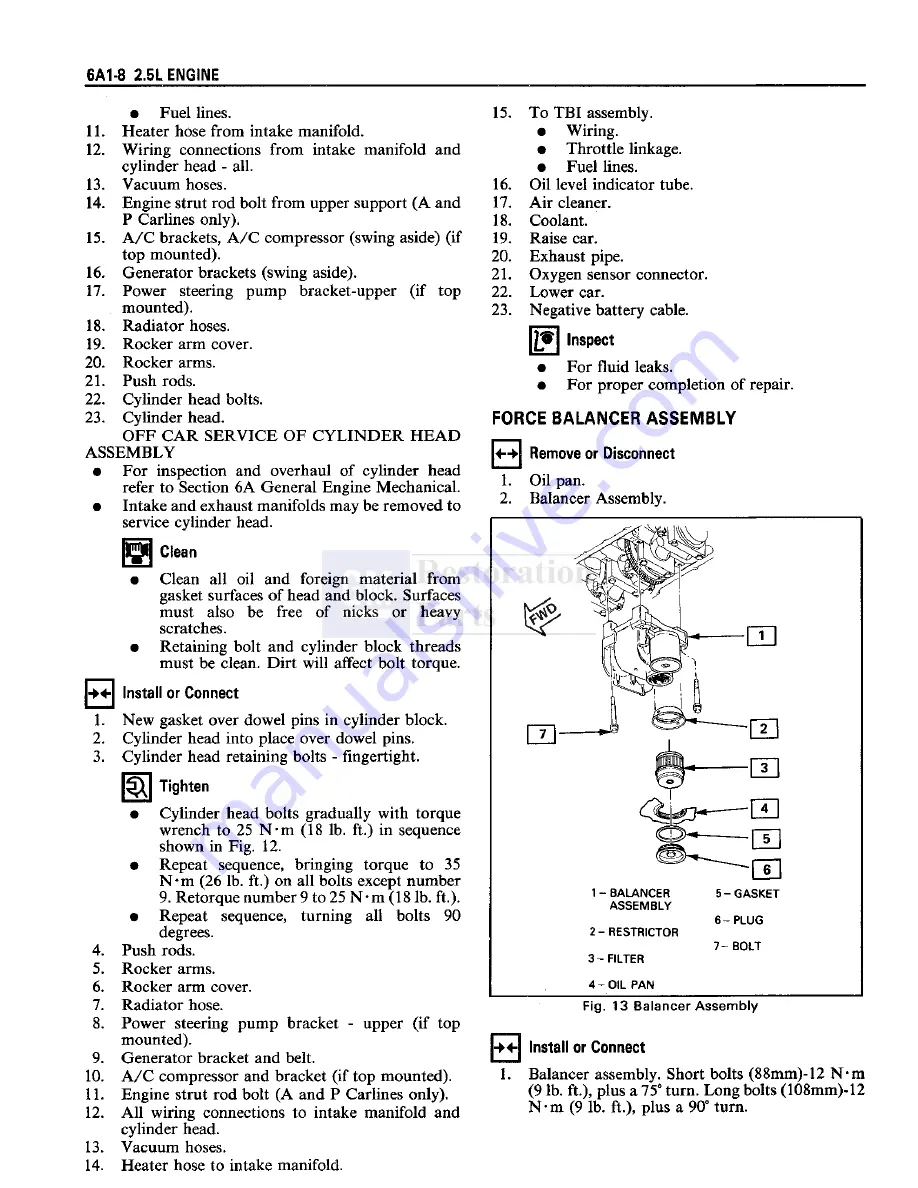 Pontiac Fiero 1988 Service Manual Download Page 309