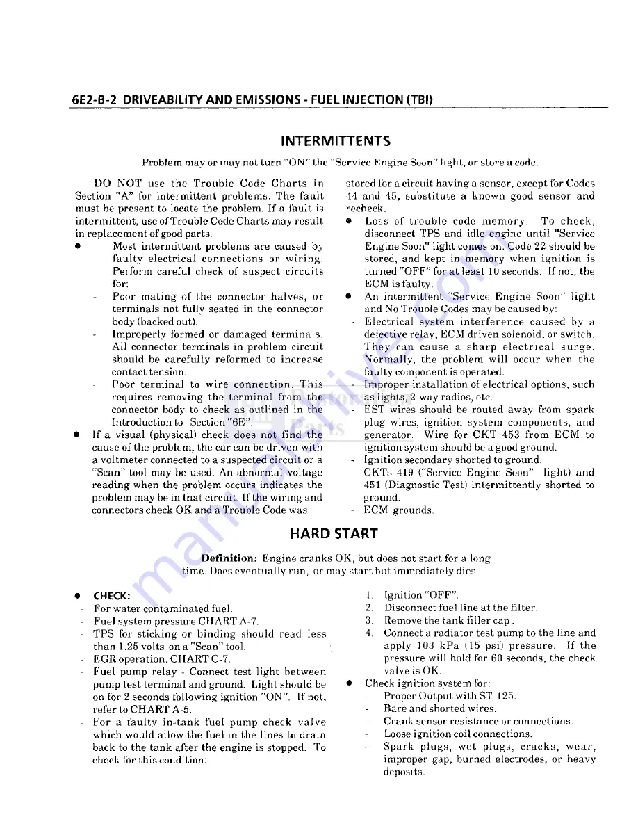 Pontiac Fiero 1988 Service Manual Download Page 511