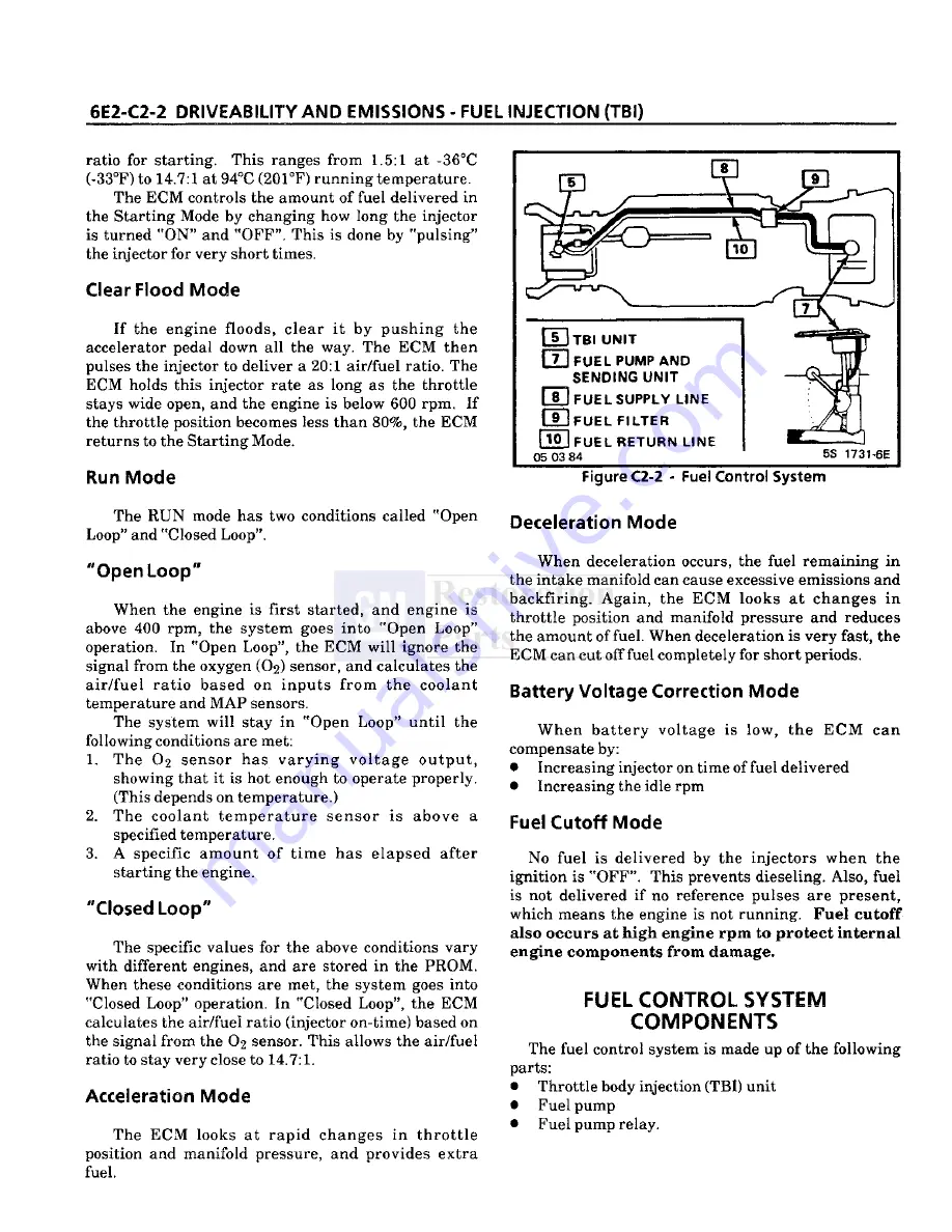 Pontiac Fiero 1988 Service Manual Download Page 533