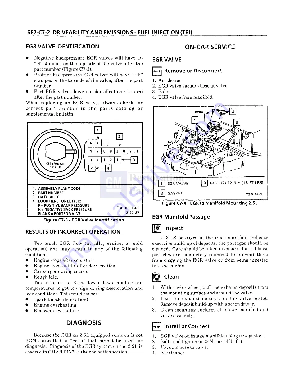 Pontiac Fiero 1988 Service Manual Download Page 559