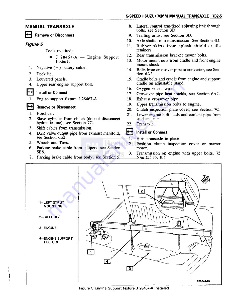 Pontiac Fiero 1988 Service Manual Download Page 842