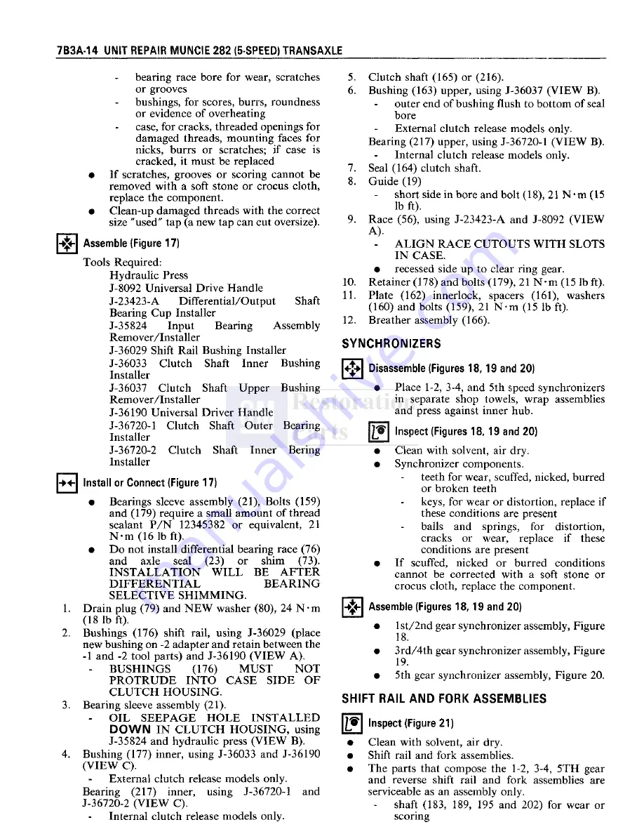 Pontiac Fiero 1988 Service Manual Download Page 893