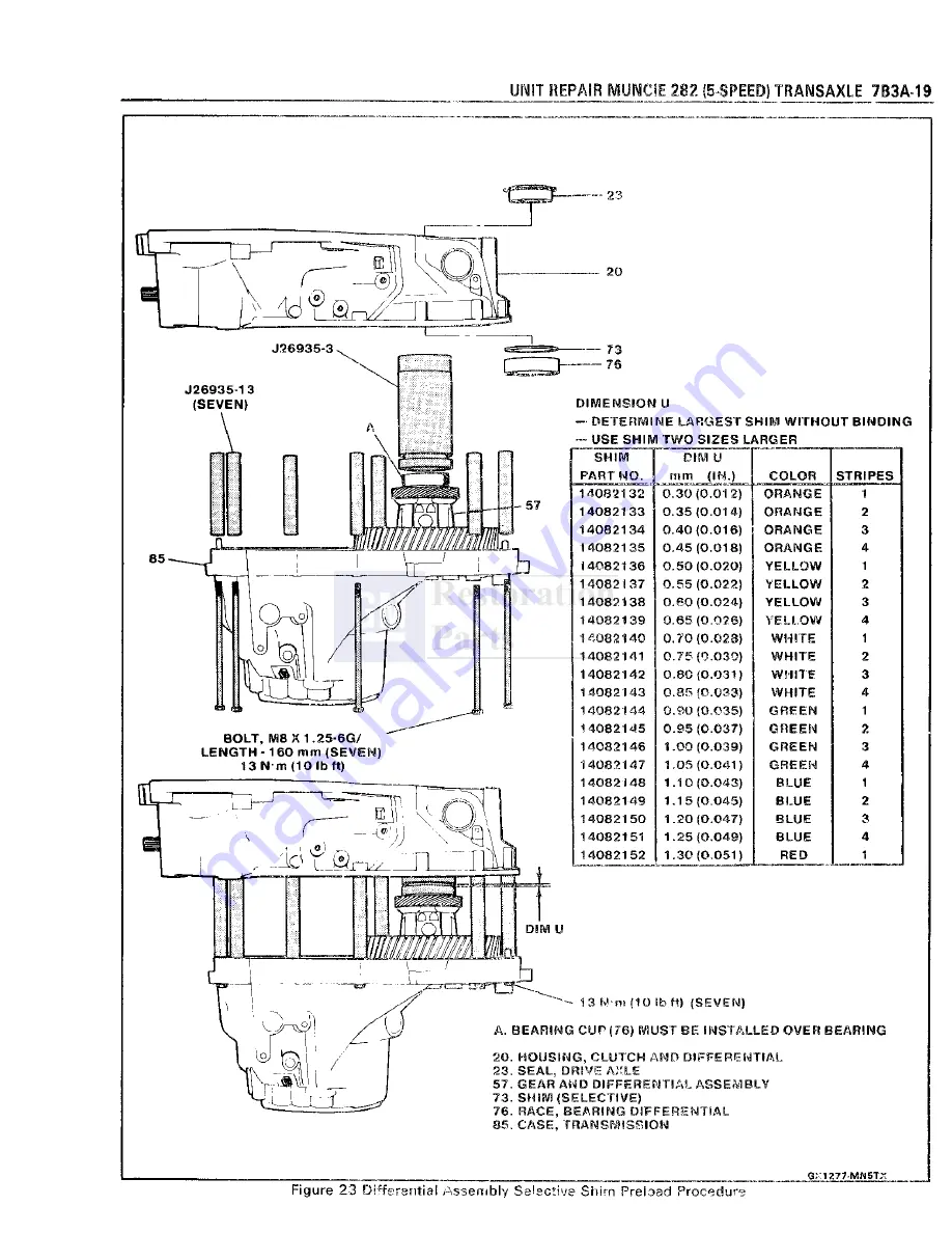 Pontiac Fiero 1988 Service Manual Download Page 898