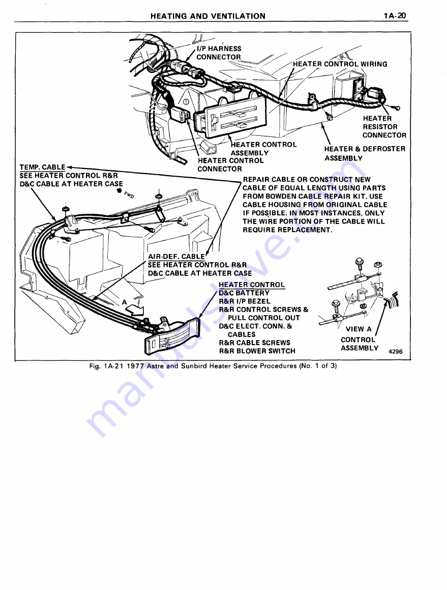 Pontiac Firebird 1977 Service Manual Download Page 45