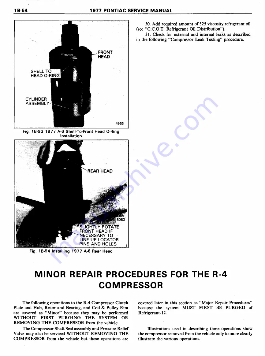 Pontiac Firebird 1977 Service Manual Download Page 105