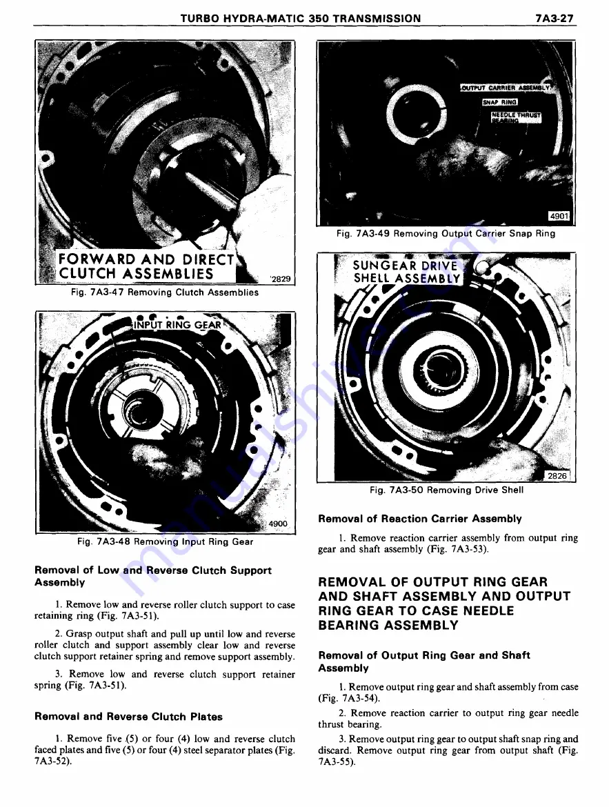 Pontiac Firebird 1977 Service Manual Download Page 1060