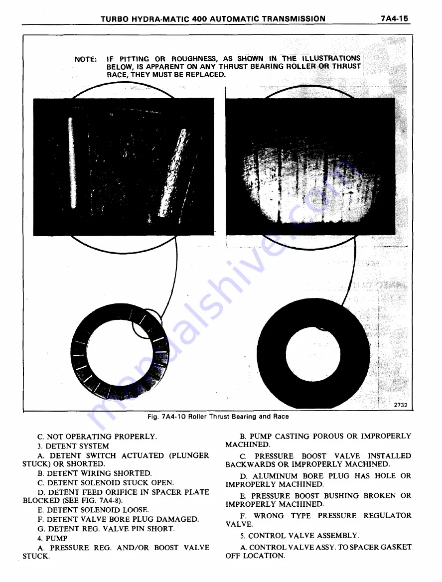 Pontiac Firebird 1977 Service Manual Download Page 1107