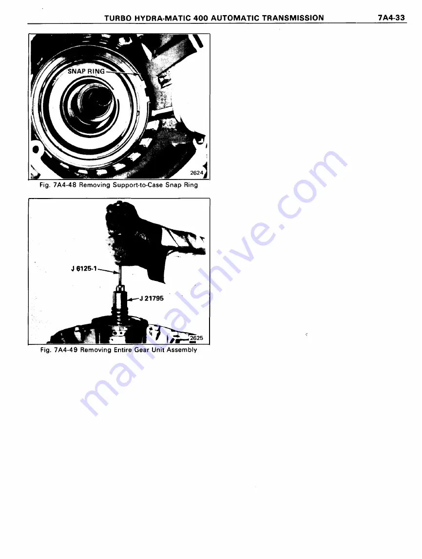 Pontiac Firebird 1977 Service Manual Download Page 1125