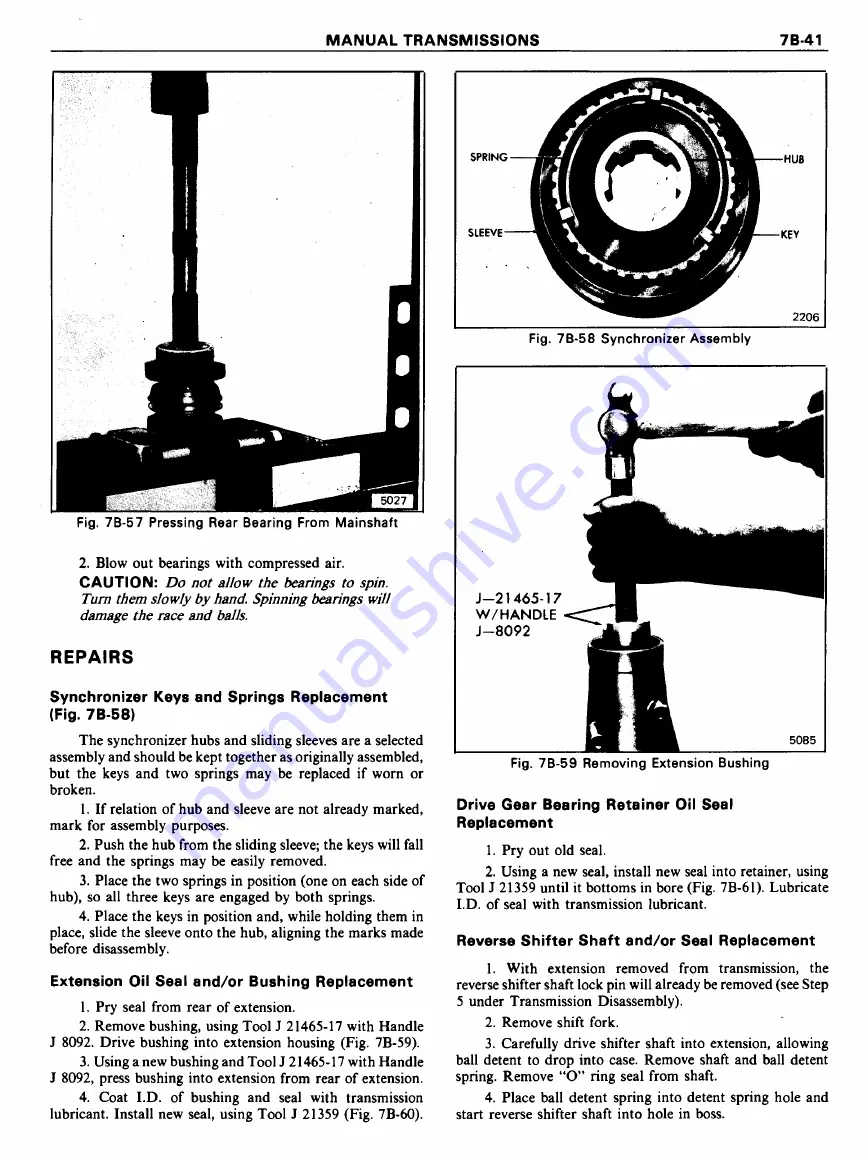 Pontiac Firebird 1977 Service Manual Download Page 1210