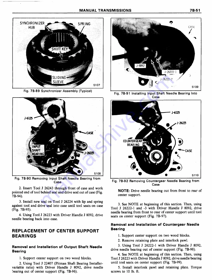 Pontiac Firebird 1977 Service Manual Download Page 1220