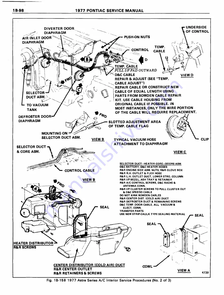 Pontiac Firebird 1977 Service Manual Download Page 151