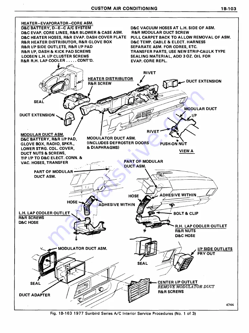 Pontiac Firebird 1977 Скачать руководство пользователя страница 156