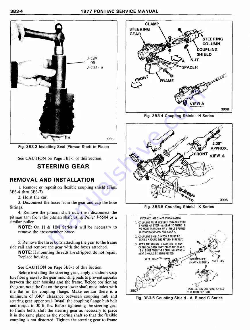 Pontiac Firebird 1977 Service Manual Download Page 280