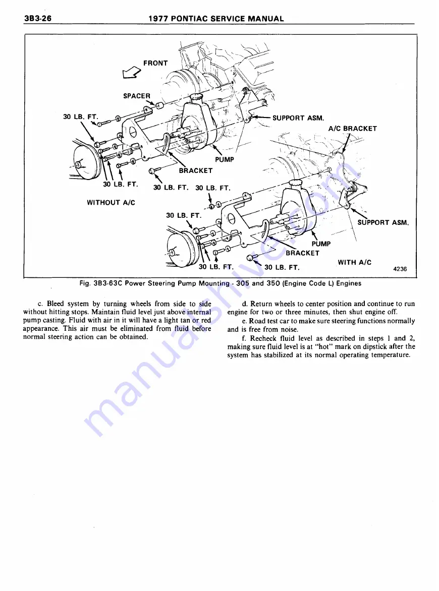 Pontiac Firebird 1977 Service Manual Download Page 302