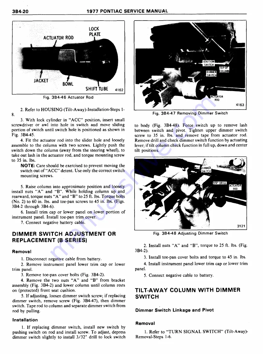 Pontiac Firebird 1977 Service Manual Download Page 336