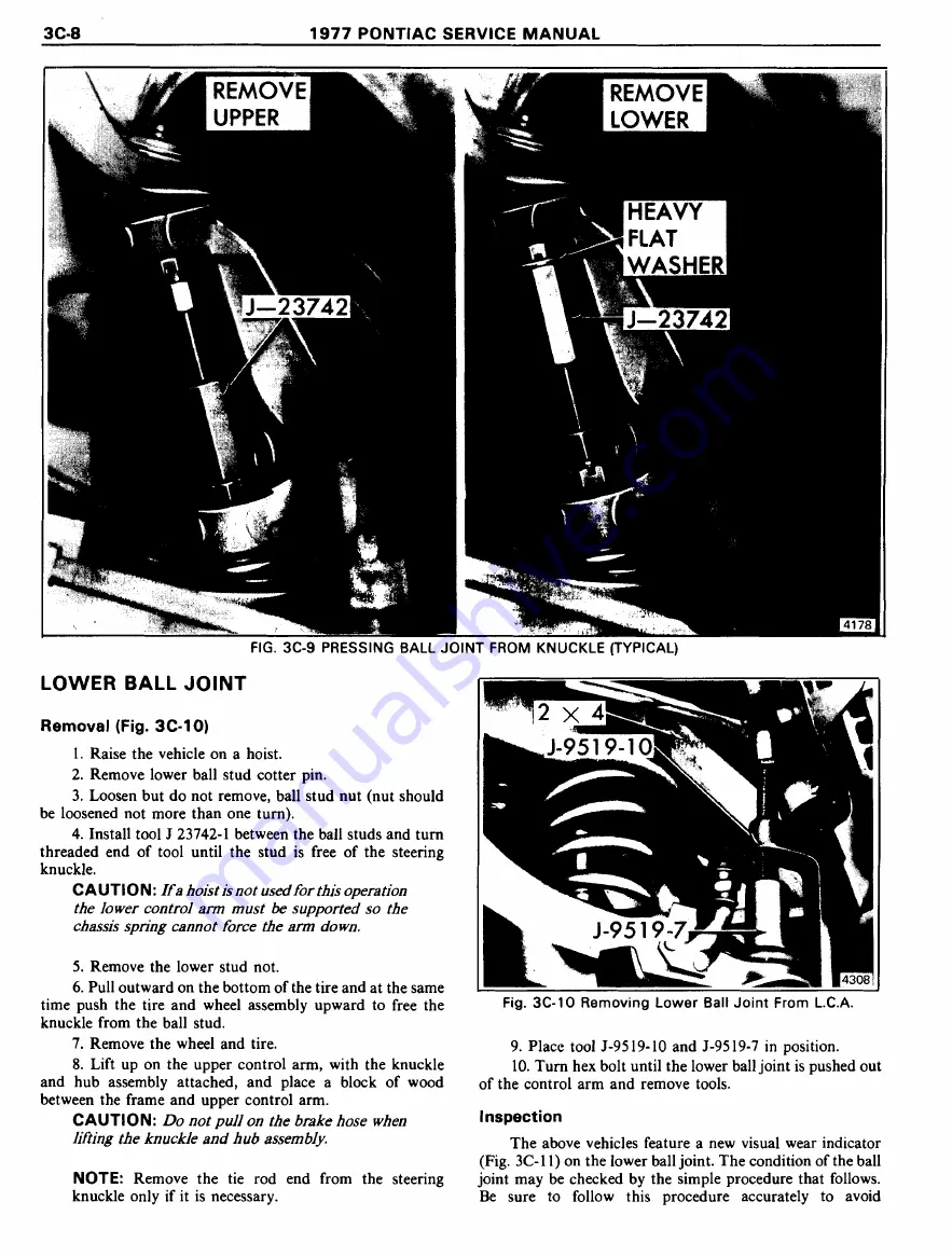 Pontiac Firebird 1977 Service Manual Download Page 378