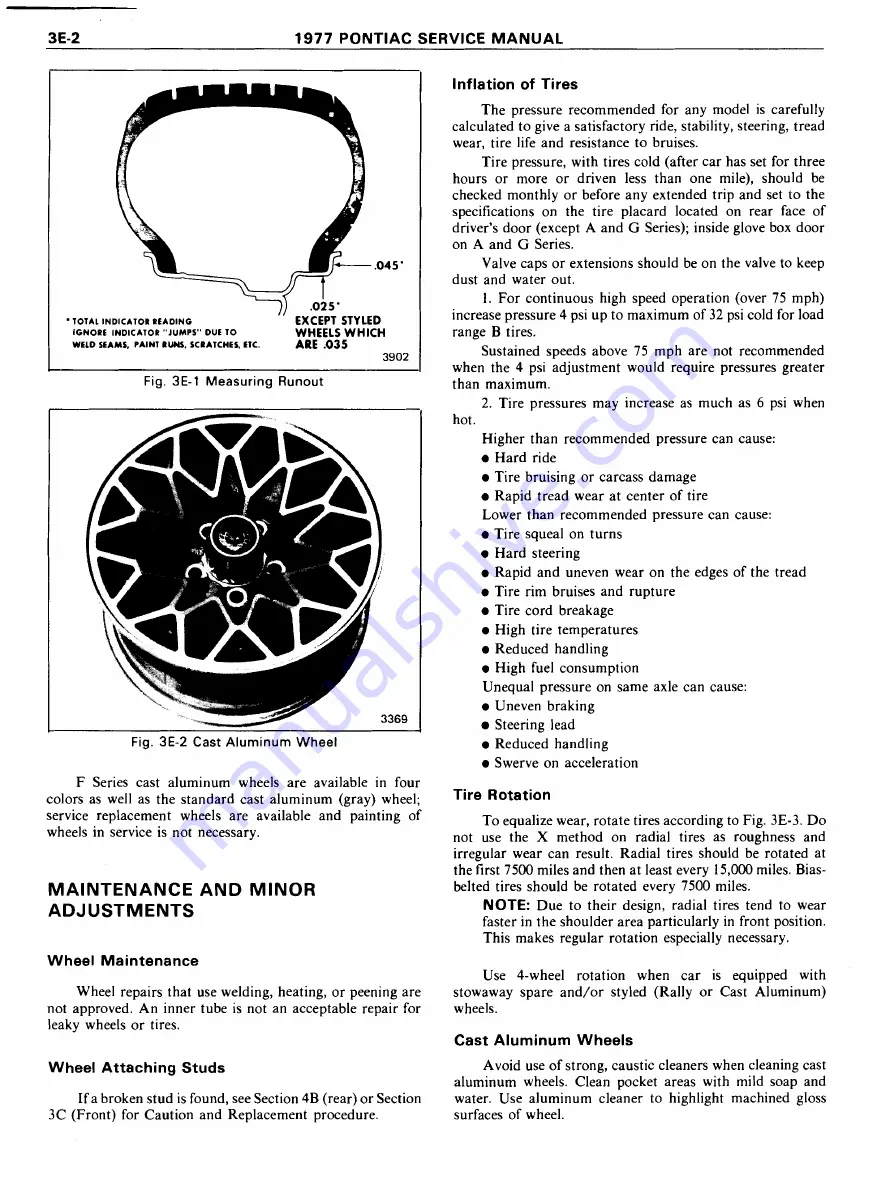 Pontiac Firebird 1977 Service Manual Download Page 427