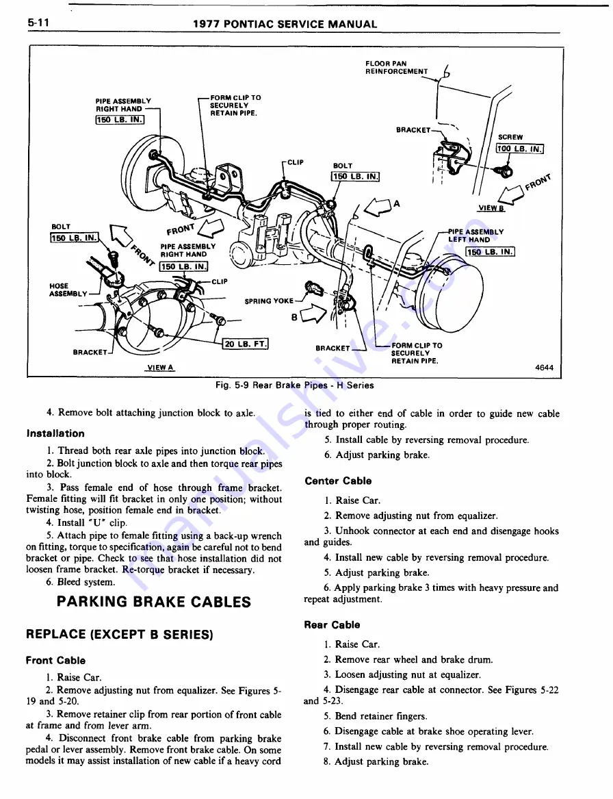 Pontiac Firebird 1977 Service Manual Download Page 482