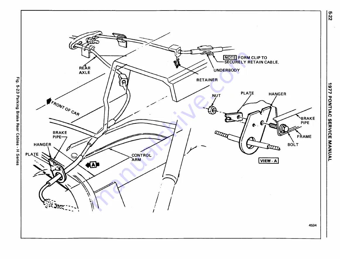 Pontiac Firebird 1977 Service Manual Download Page 494