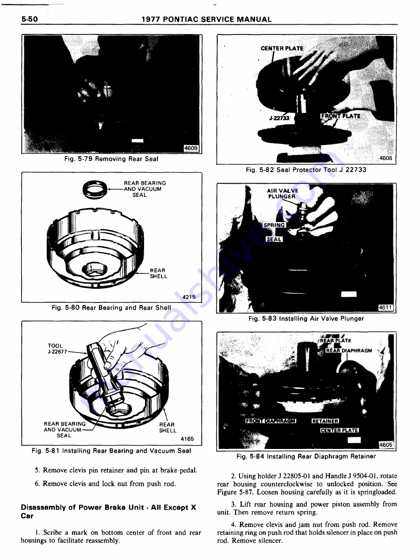 Pontiac Firebird 1977 Service Manual Download Page 522