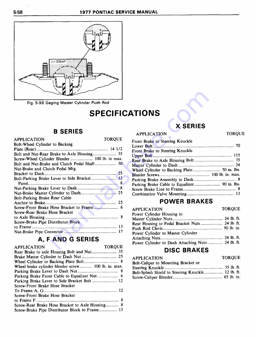 Pontiac Firebird 1977 Service Manual Download Page 530