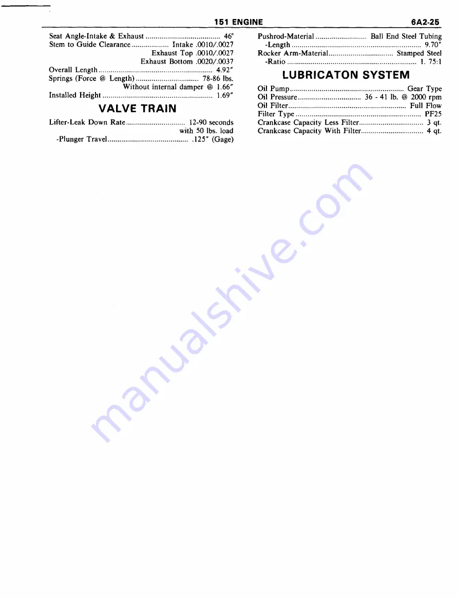 Pontiac Firebird 1977 Service Manual Download Page 605