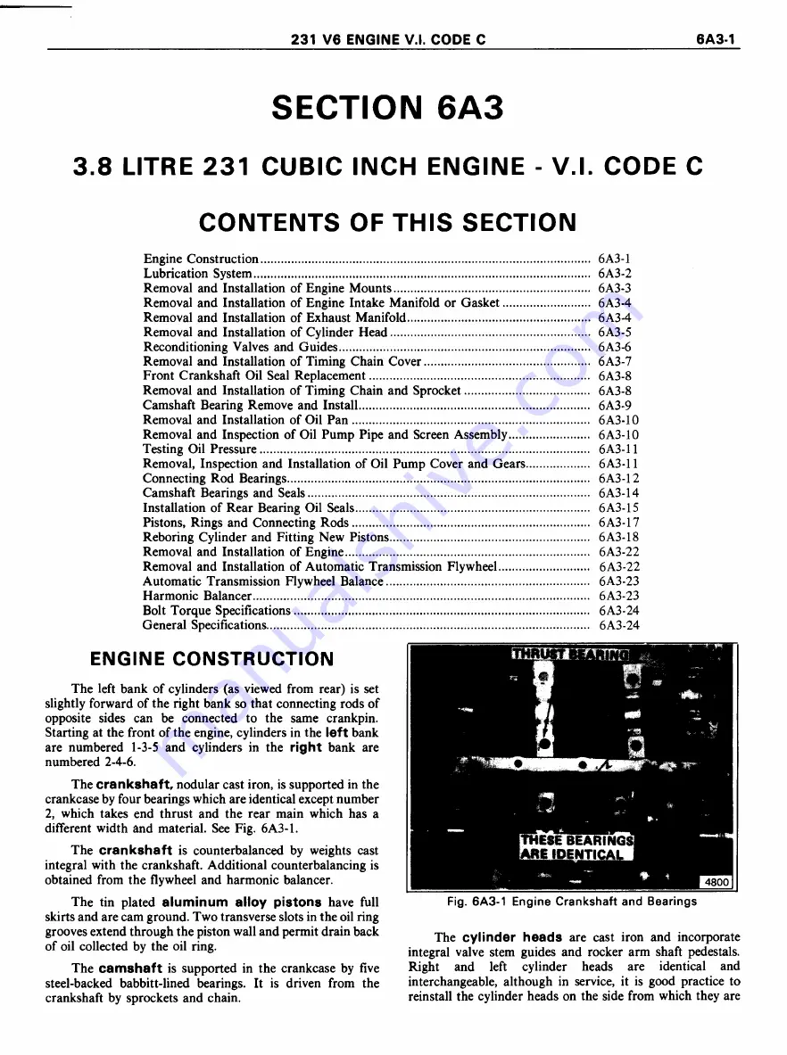 Pontiac Firebird 1977 Service Manual Download Page 607