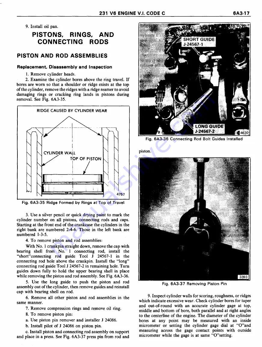 Pontiac Firebird 1977 Service Manual Download Page 623