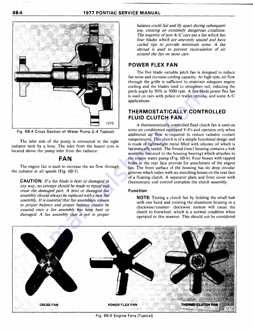 Pontiac Firebird 1977 Service Manual Download Page 730