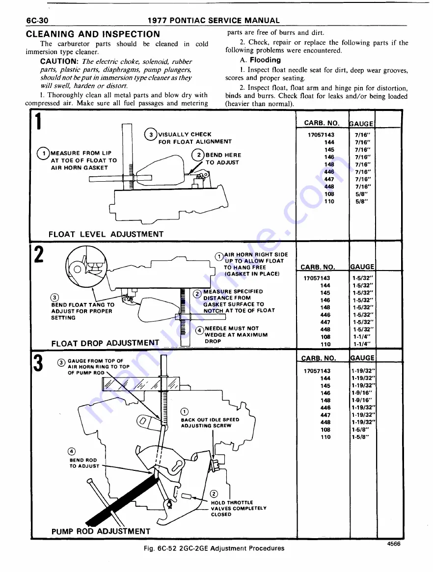 Pontiac Firebird 1977 Service Manual Download Page 780