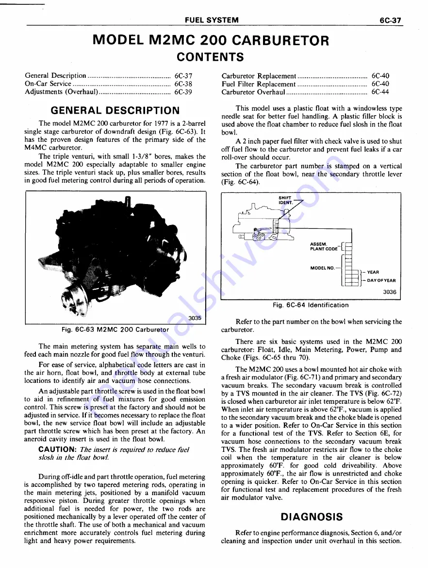 Pontiac Firebird 1977 Service Manual Download Page 787