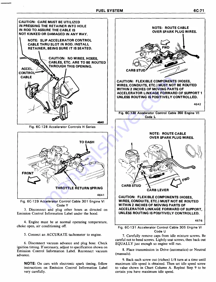 Pontiac Firebird 1977 Service Manual Download Page 821