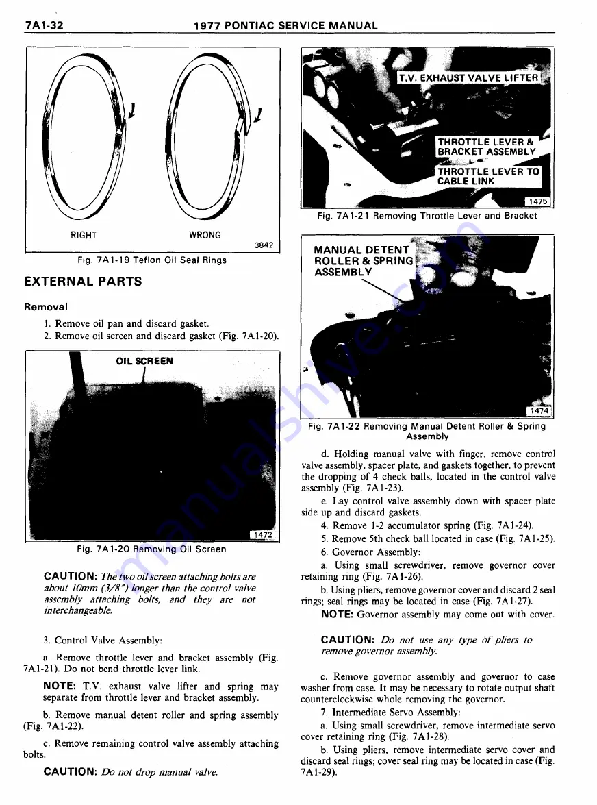 Pontiac Firebird 1977 Service Manual Download Page 932