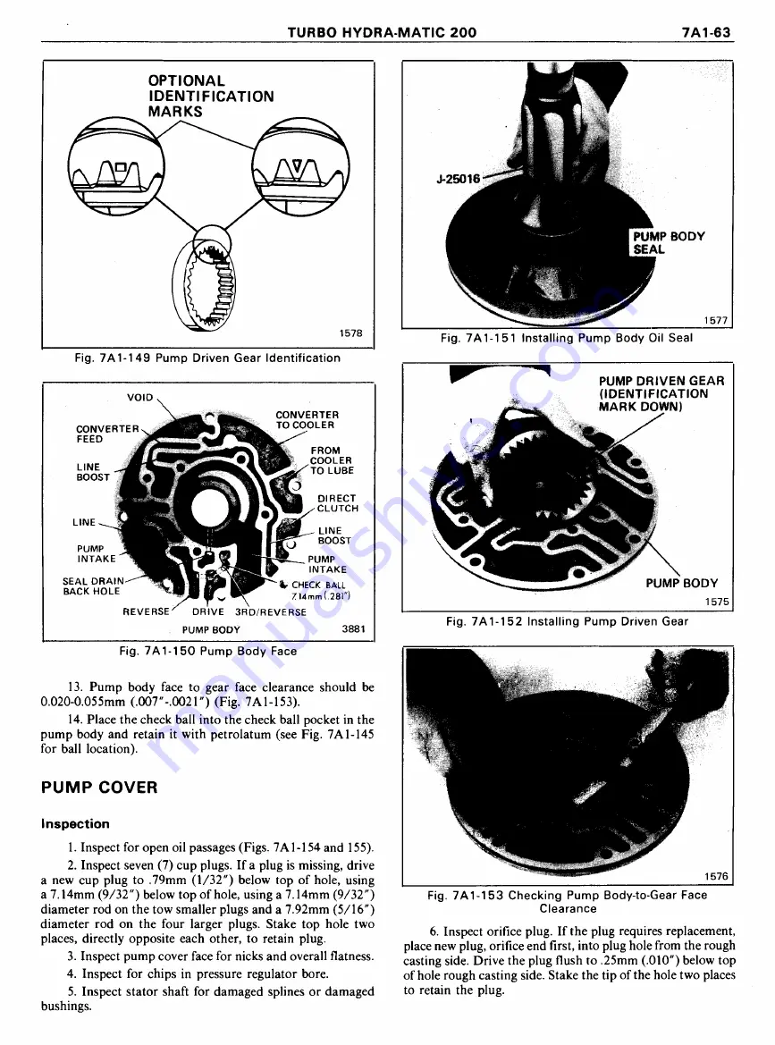 Pontiac Firebird 1977 Service Manual Download Page 963