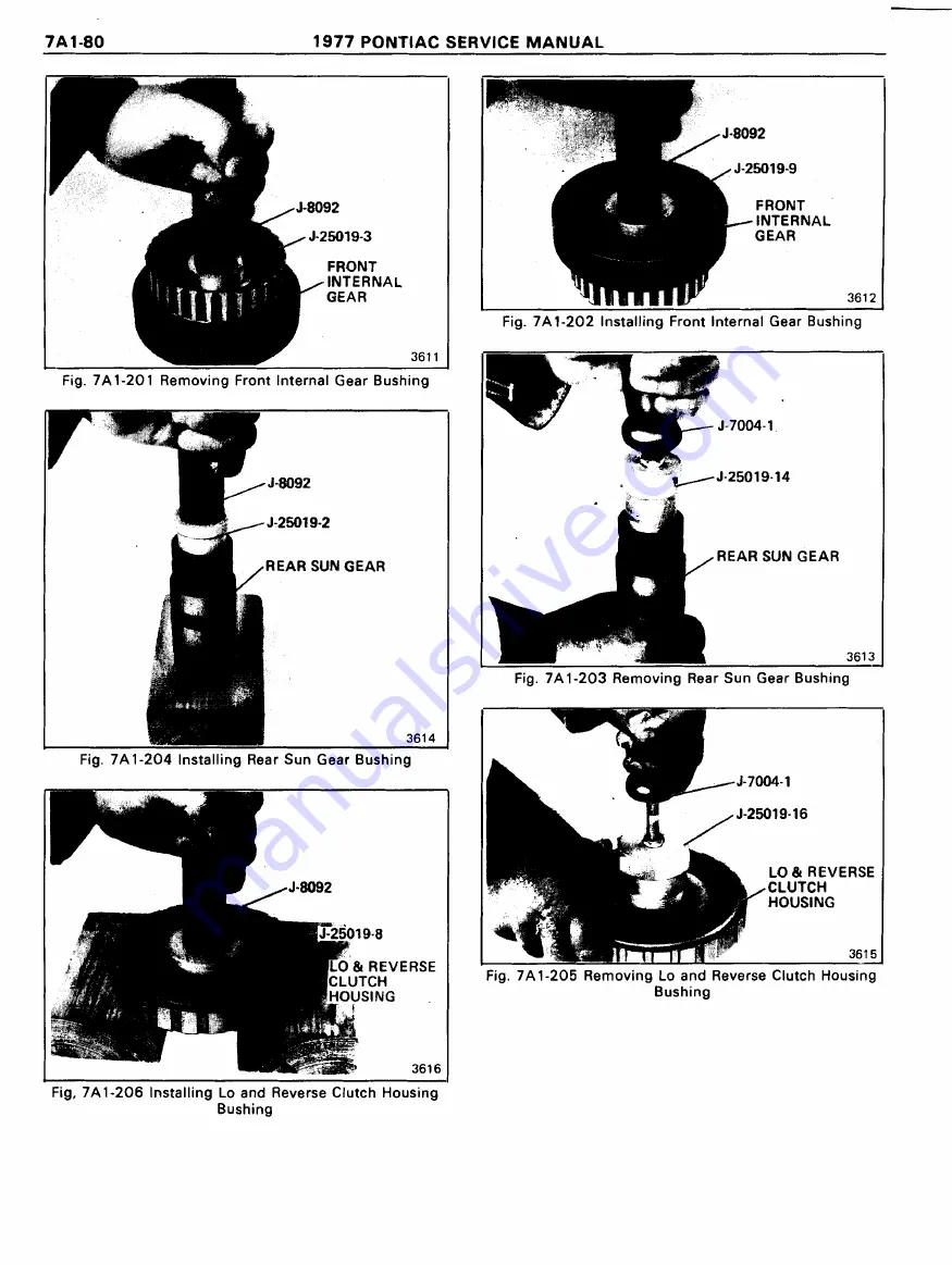 Pontiac Firebird 1977 Service Manual Download Page 980