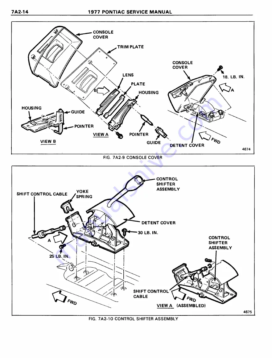 Pontiac Firebird 1977 Service Manual Download Page 997