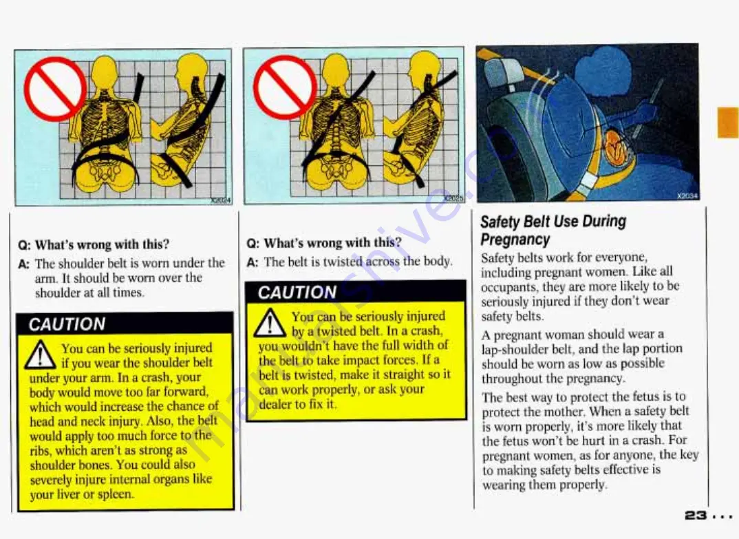 Pontiac Grand Prix 1993 Owner'S Manual Download Page 24