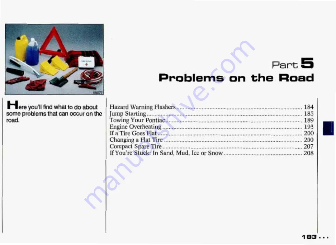 Pontiac Grand Prix 1993 Owner'S Manual Download Page 184