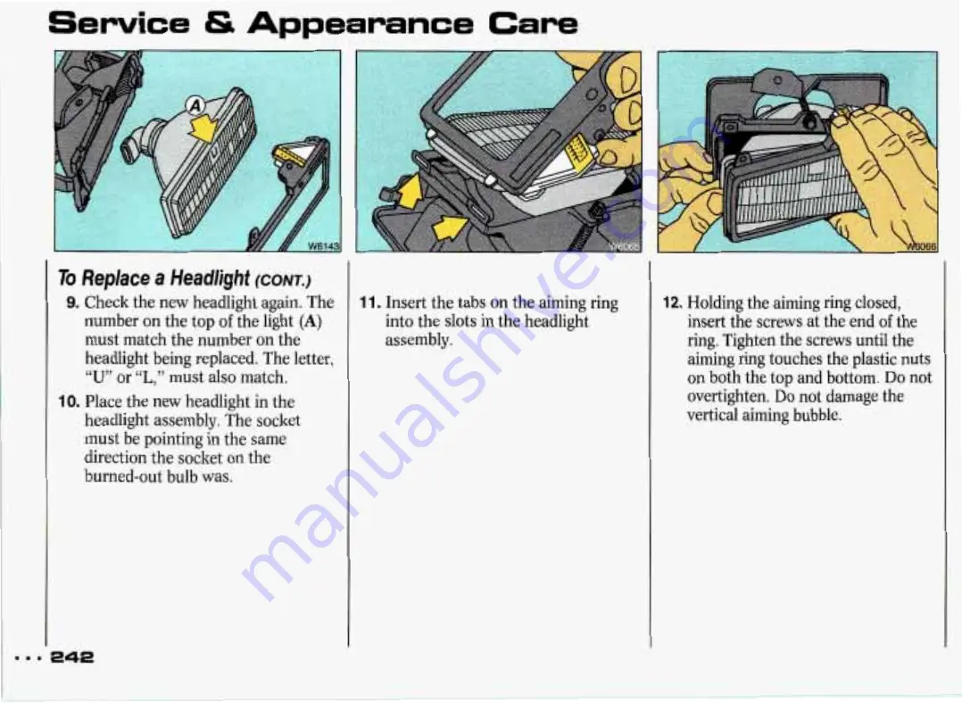 Pontiac Grand Prix 1993 Owner'S Manual Download Page 243