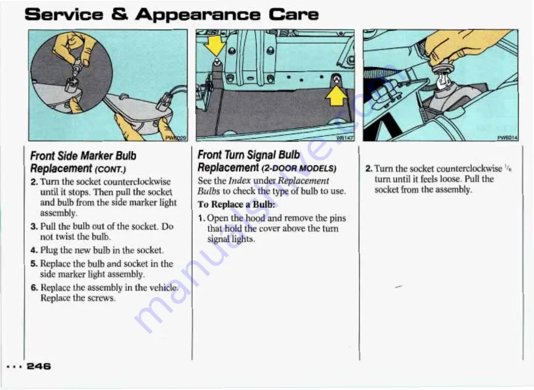 Pontiac Grand Prix 1993 Owner'S Manual Download Page 247