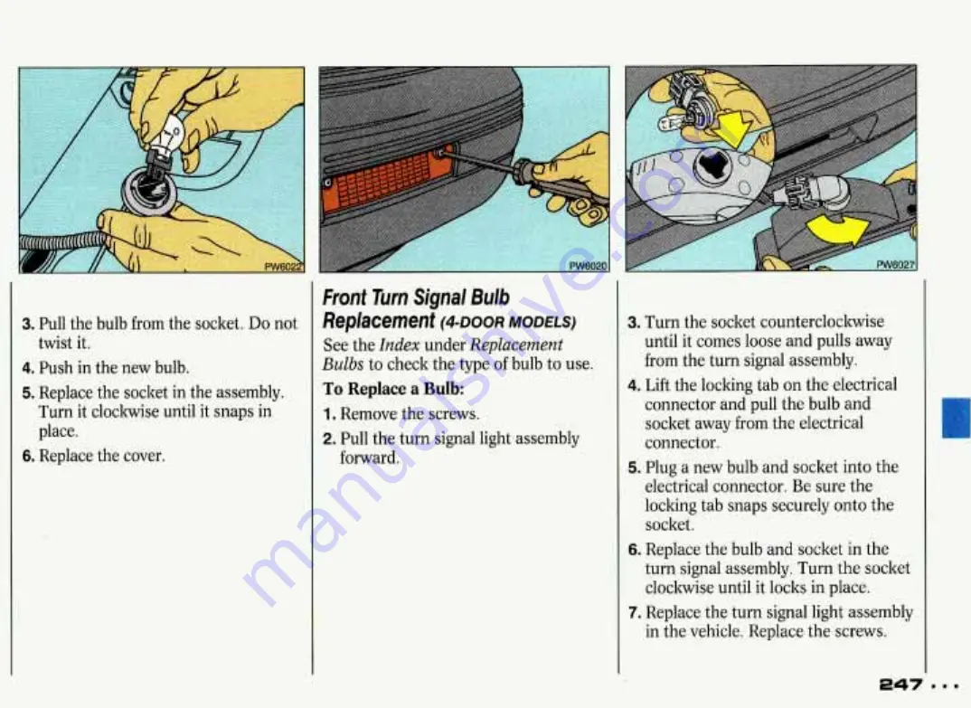 Pontiac Grand Prix 1993 Owner'S Manual Download Page 248