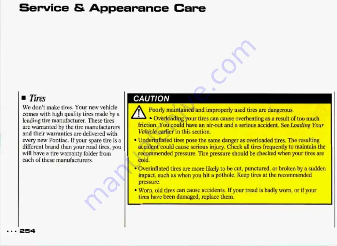 Pontiac Grand Prix 1993 Owner'S Manual Download Page 255