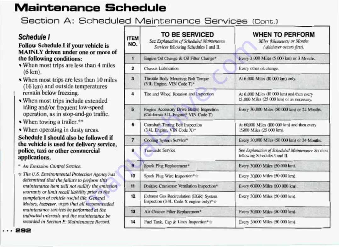 Pontiac Grand Prix 1993 Owner'S Manual Download Page 293