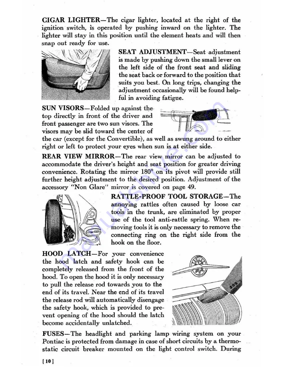 Pontiac Pontiac 1957 Owner'S Manual Download Page 13