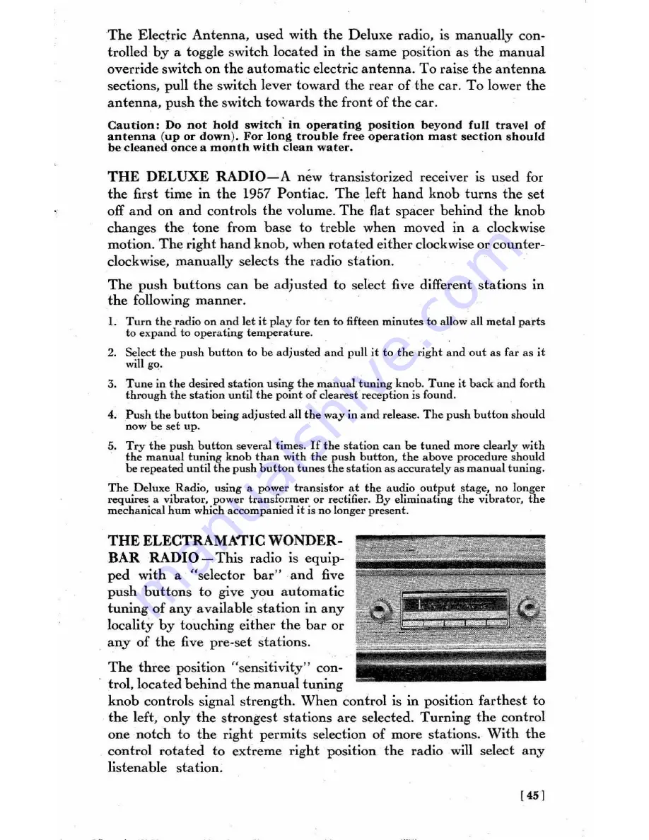 Pontiac Pontiac 1957 Owner'S Manual Download Page 48