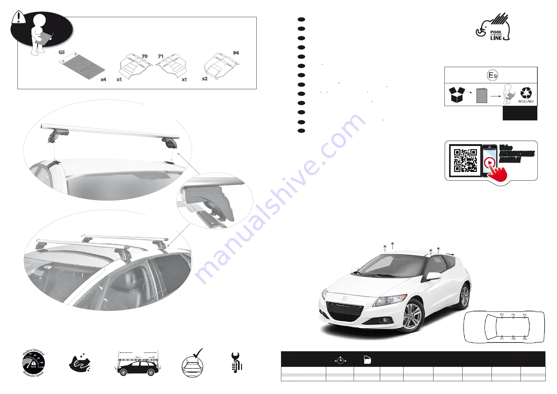 POOL-LINE 110069 Assembly Instructions Download Page 1