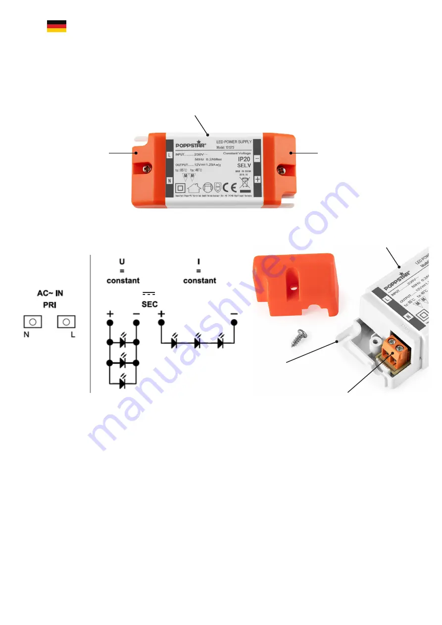 Poppstar 1010372 Instructions For Use Manual Download Page 3